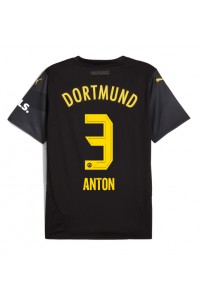 Borussia Dortmund Waldemar Anton #3 Voetbaltruitje Uit tenue 2024-25 Korte Mouw